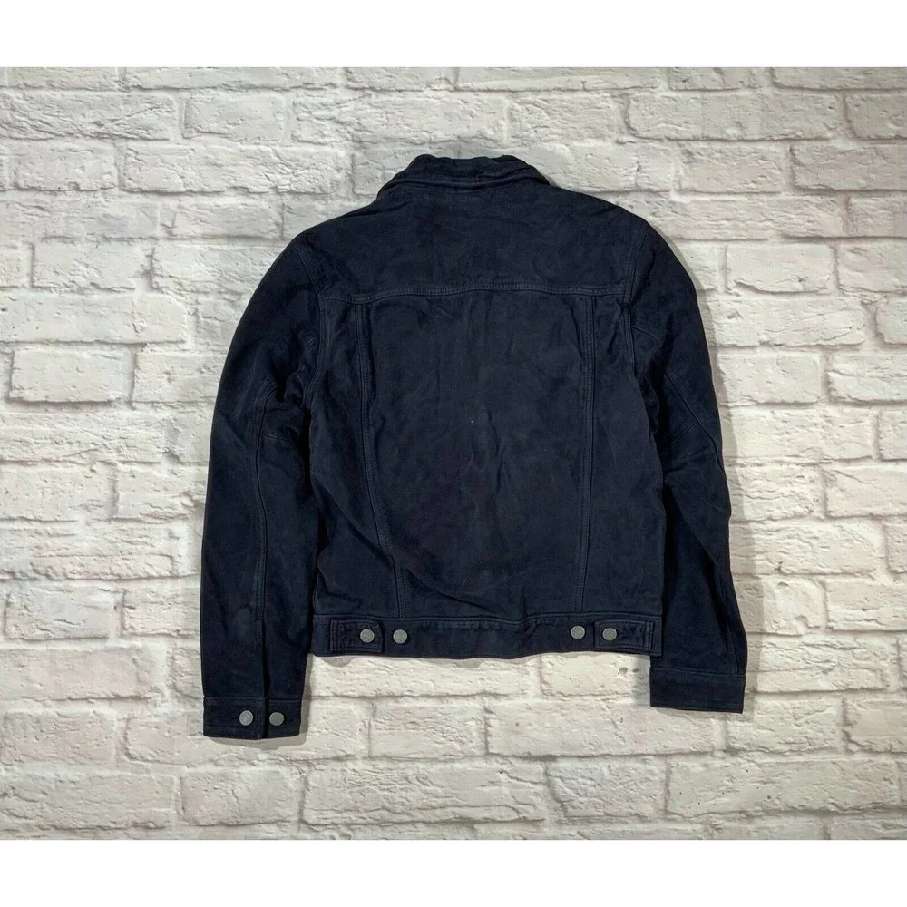 New Polo Ralph Lauren S Leather/Suede Western Moto/Biker Trucker Type-3 Jacket - Picture 11 of 11